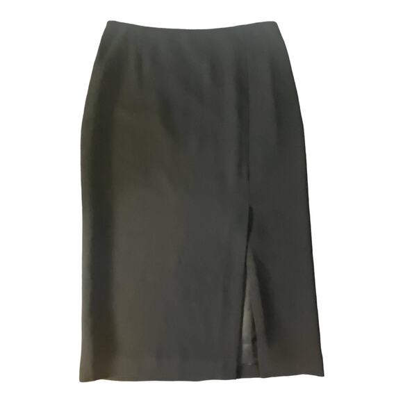 Casual Corner Vintage Midi Pencil Skirt Women's 6 Black EUC - Picture 1 of 4